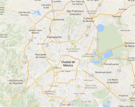 La evolución de la ciudad de México a través de los mapas - Geografía