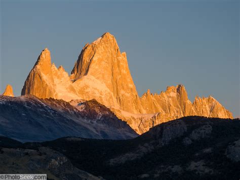 Mount Fitz Roy Andes Mountains Los Glaciares National Park Patagonia