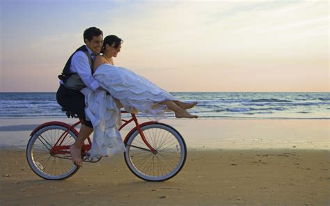 Love Bike Riding Beach Sand