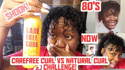 Carefree Curl Vs Natural Hair Curl Challenge I Dare You Shocking