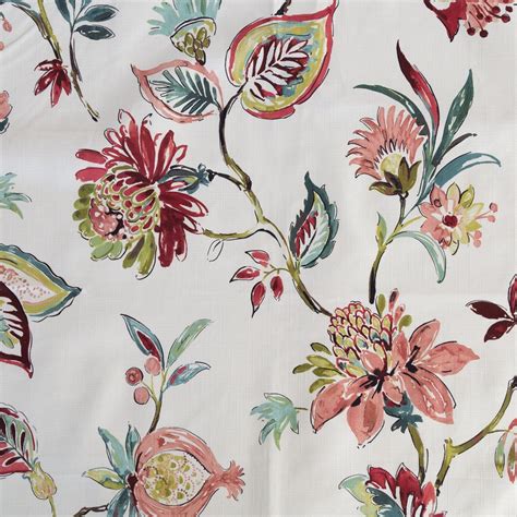 Matilda Fabric Pink Blooms A Large Scale Vintage Traditional Floral