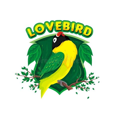 Lovebird Vector Illustration And Logo Team Stock Vector Illustration