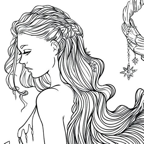 Best coloring app for adults on instagram: Realistic Girl Coloring Pages at GetColorings.com | Free ...