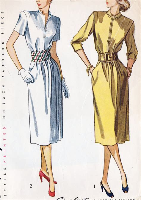 1940 1949 Fashion Through The Decades
