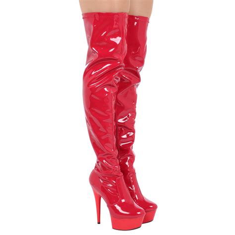 Womens Boots Ladies Thigh High Platform Stiletto Heel Sexy Fetish Kinky