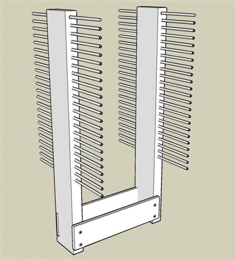 For the plywood supports, just draw a diagonal line from corner to corner, making an x, and cut out 4 triangle with the circular saw. 1000+ images about drying rack on Pinterest | Painting ...