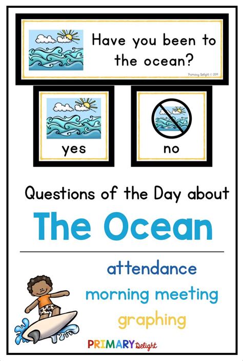 Ocean Question Of The Day For Preschool And Kindergarten Preschool