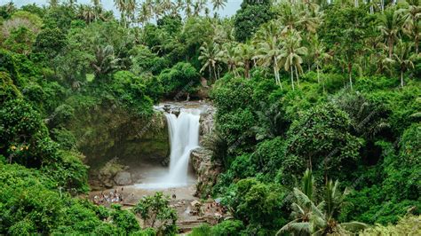 Premium Photo Epic Tegenungan Waterfall Ubud In Bali Indonesia