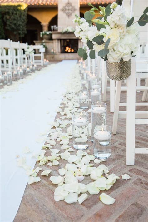 Beautiful We Couldnt Ask For A More Elegant Aisle Complete With White