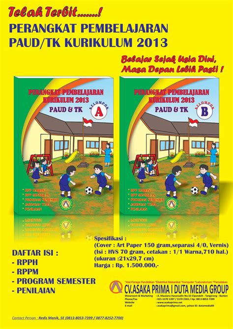Buku panduan borang be sistem taksir sendiri i kandungan buku panduan perkara muka surat pendahuluan 1 apakah buku panduan borang be. Buku Panduan Mengajar Paud Kurikulum 2013 Revisi 2017 ...