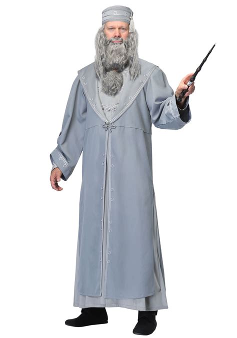 Adult Deluxe Plus Size Dumbledore Costume Harry Potter Fancy Dress
