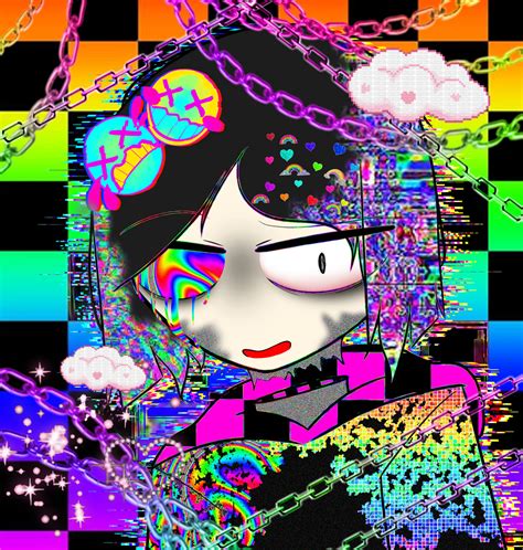 Glitchcore Pfp By Cutewolfzgamer On Deviantart