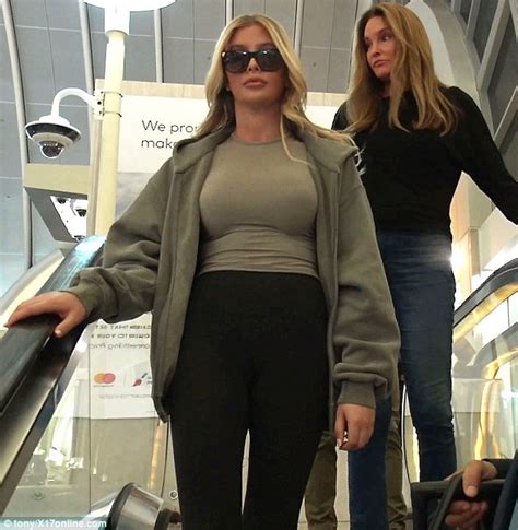 Caitlyn Jenner And Sophia Hutchins Arrive At Lax Following The Model