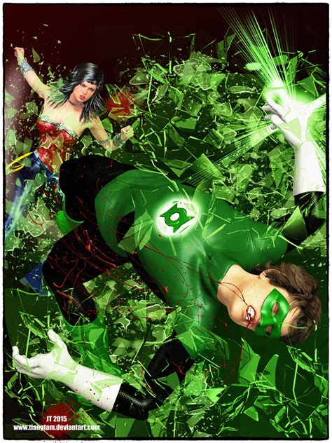 Wonder Woman Vs Green Lantern By Tiangtam On Deviantart