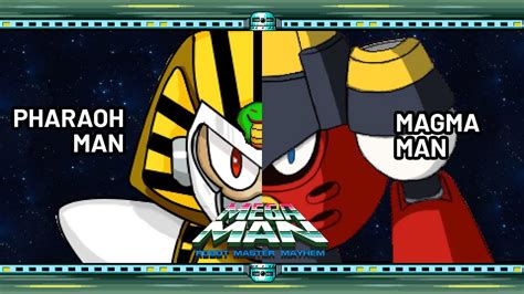 Pharaoh Man Vs Magma Man Mega Man Robot Master Mayhem Youtube