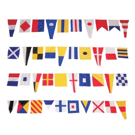Collectible Historical Flags And Pennants String Of 14 Flags Bunting