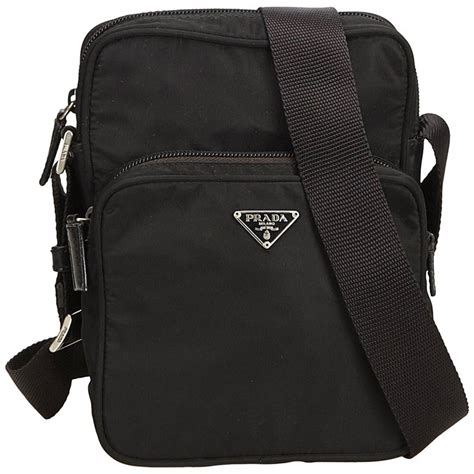 Get free shipping on prada small nylon crossbody bag at neiman marcus. Prada Black Tessuto Nylon Crossbody Bag For Sale at 1stdibs