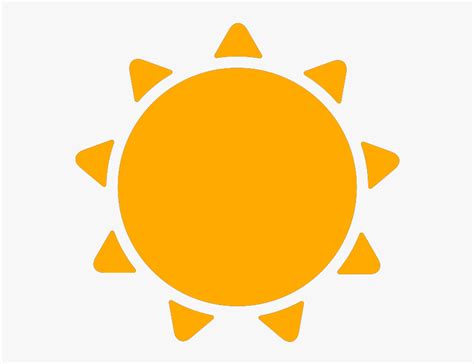 Simple Weather Icons Sunny Sunny Weather Icon Png Transparent Png Transparent Png Image