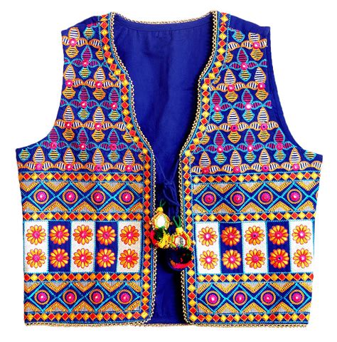 Katchi Embroidery On Ladies Koti Jacket