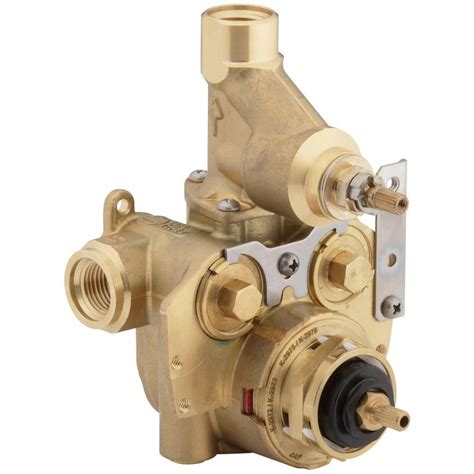 Unlike other shower valves this valve is intended to mount to the shower wall. KOHLER MasterShower 1/2 in. Thermostatic Valve with ...