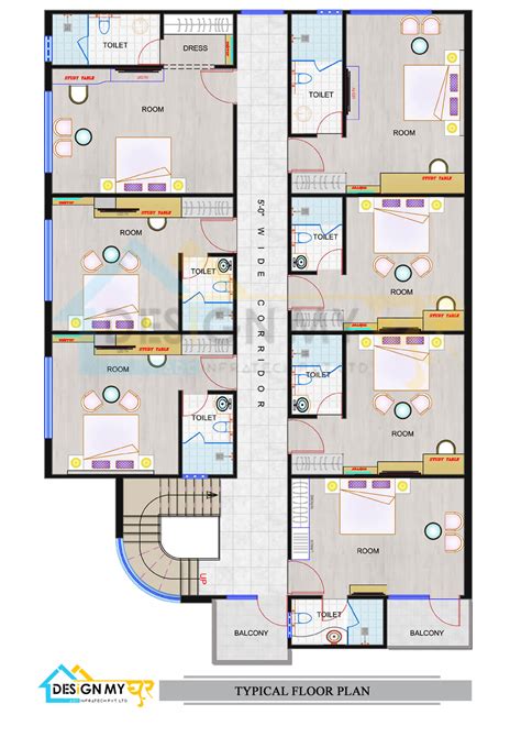 Hotel Floor Plan Design Floorplans Click