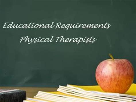 Educational Requirements For Physical Therapy