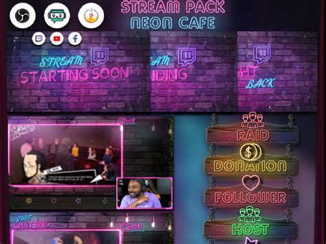 Twitch Neon Overlay Pack By Twinnova Creations On Dribbble