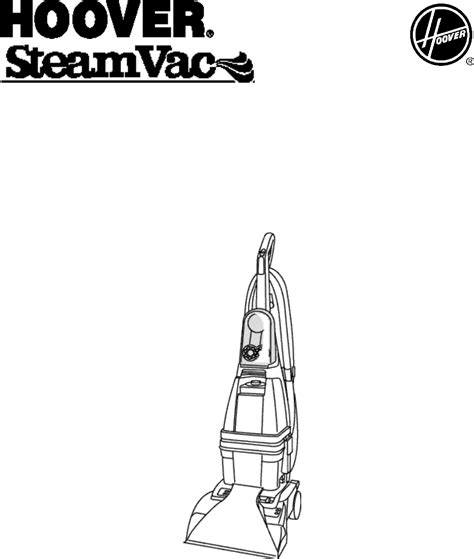 How To Use Hoover Steamvac Spinscrub Carpet Cleaner Instructions