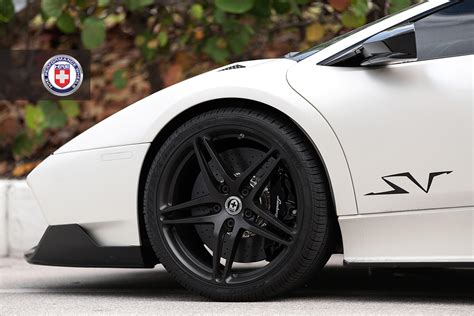 Stunning Matte White Lamborghini Murcielago Sv On Hre Wheels Gtspirit