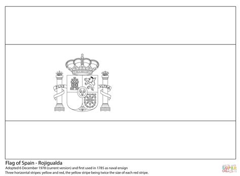 Printable Coloring Spanish Speaking Countries Flags Coloring Pages