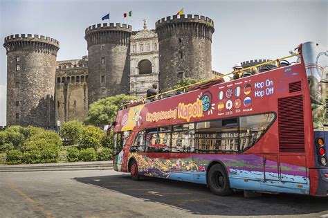 Hop On Hop Off Naples The Sightseeing Panoramic Bus On Two Floors To