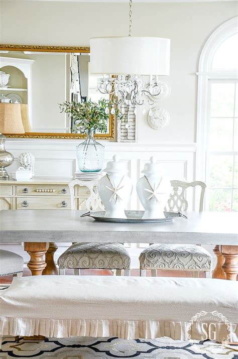 Casual yet Elegant White Dining Room - Maison de Pax