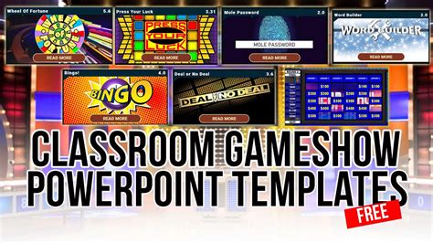 Classroom Game Show Activity Using Microsoft Powerpoint Free Template