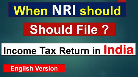 Nri Income Tax Return Filing 2023 Nri Itr Filing In India Nri Itr When Nri File Itr In India