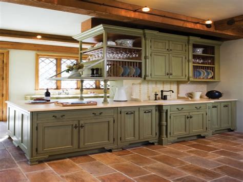 I fell in love with that french inspired kitchen and decided i needed a little of that in my life s'il vous plait! Green Distressed Kitchen Cabinets - exitallergy.com ...