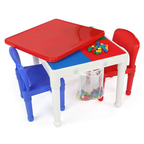 Lego Table And Chairs For Kids Works With Duplo Blocks For Small