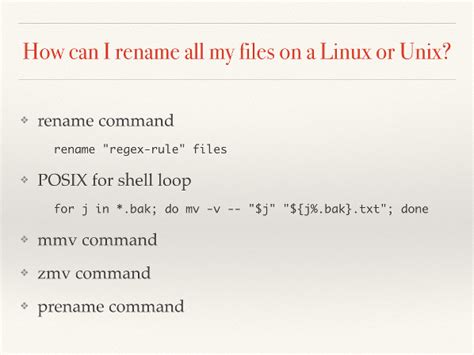 How To Linux Rename Multiple Files At A Shell Prompt Nixcraft