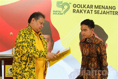 Tak Peduli Kader Atau Bukan Golkar Tetap Setia Pada Gibran