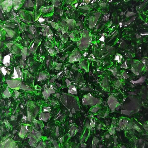 Recycled Green Glass Rock 5 20mm 1kg Cadoworld Ltd Glasspebbles