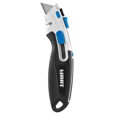 Hart 2 In 1 Safety Utility Knife In Handle Blade Storage