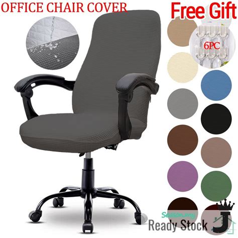 Jk Ready Stock And Cod And Free T Sl Washable Elastic Swivel Office