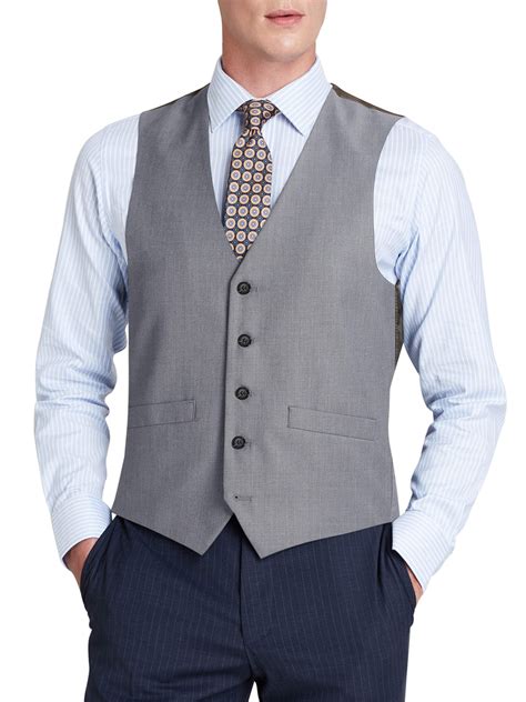 Mens Single Breasted Vest Wool Dress Vest Formal Suit Vest Waistcoat For Men