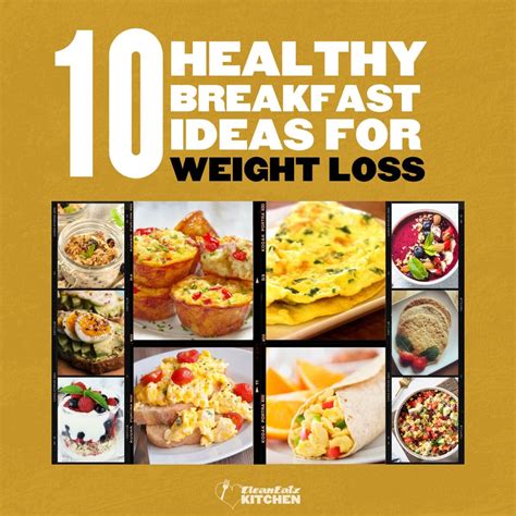Healthy Breakfast Recipes For Weight Loss Clean Eatz Kitchen