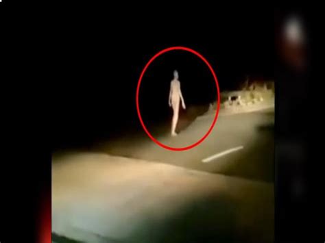 Viral Video Alien Like Or Ghost Like Figure Spotted In Hazaribagh