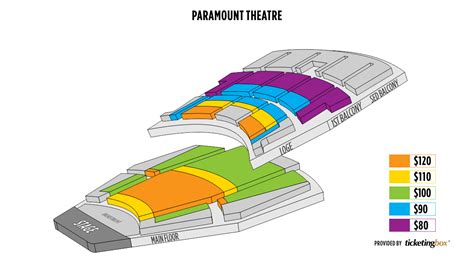 Cedar Rapids Paramount Theatre Seating Chart