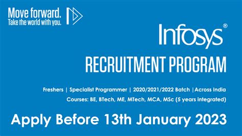 New Jobs Updates Infosys Off Campus Drive For Freshers