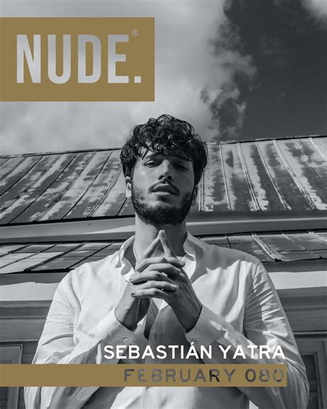Sebastián Yatra Para Nude Magazine Por Andrés Lugo