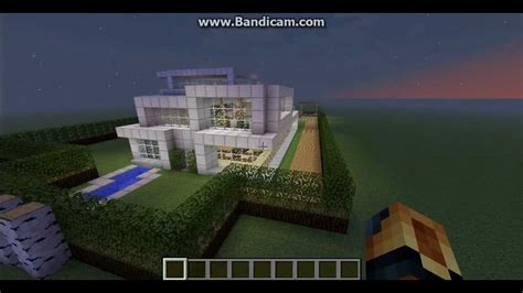 Minecraft Modern House Creative Mode Hd Youtube