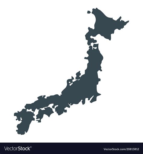 All regions, cities, roads, streets and buildings satellite view. Japan map icon Royalty Free Vector Image - VectorStock