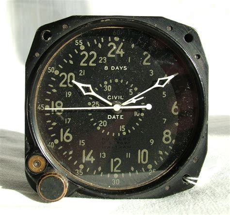 Us Navy Aircraft Clock In Usaaf Aircraft Parts